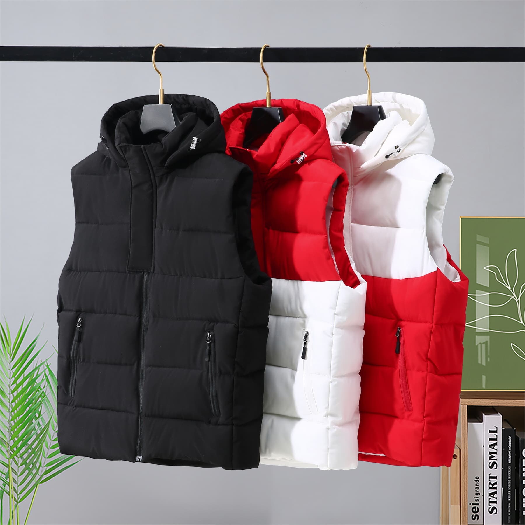 Men's Clothing class uniform Silk cotton cotton vest men's warm vest school sports meeting waistcoat sportswear vest