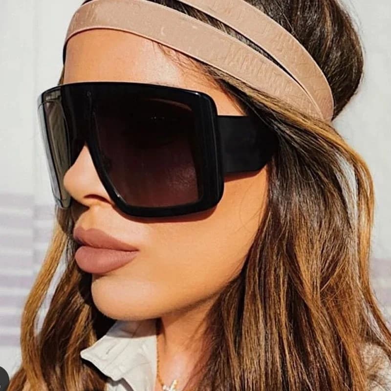 New Arrivals Oversized Punk Square Sunglasses Women Y2K Unique Men Trendy Goggle Sports Sun Glasses Brand Designer New Eyewear UV400
