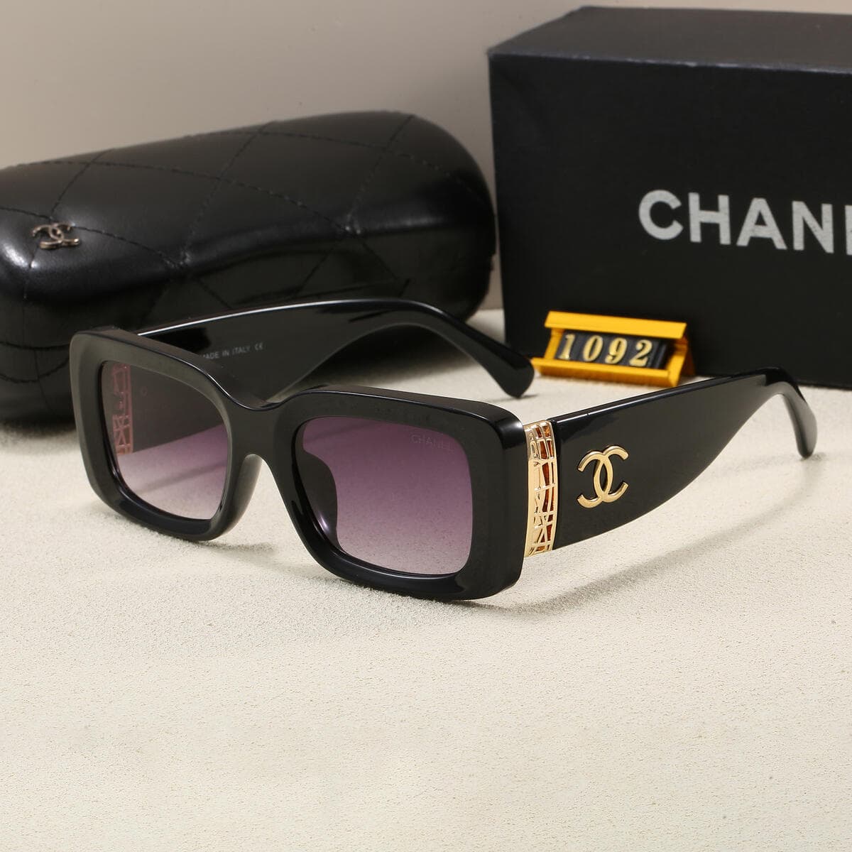 Lunettes de soleil C Hanel, nouvelles lunettes de soleil tendance, lunettes de soleil décontractées pour couples, résistantes aux rayons UV et aux
