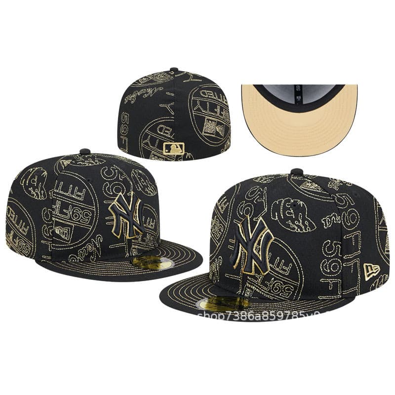 Casquette brodée d'ange, non ajustable, style décontracté, collection Yankees de New York, Los Angeles, en vente en gros.
