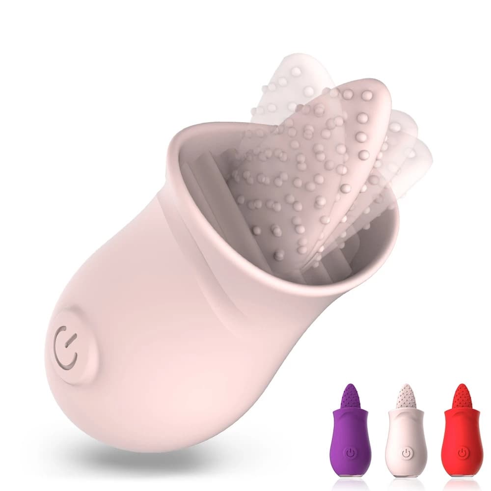 Tongue Rose Sucking Vibrator Silicone Clit Nipple Sucker for Women Clitoris Stimulator Oral Pussy Licking oris