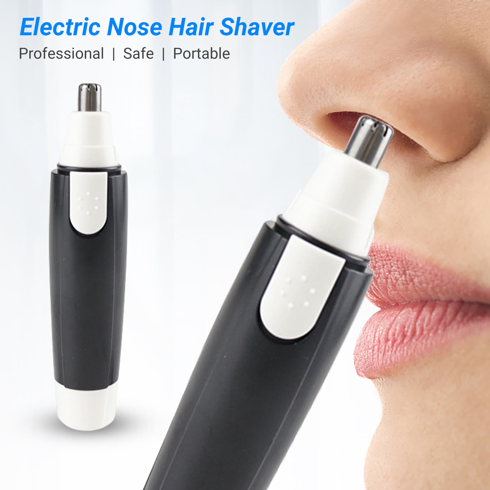 Nose Hair Trimmer Professional Safe Portable Electric Men Nose Hair Shaver For Health