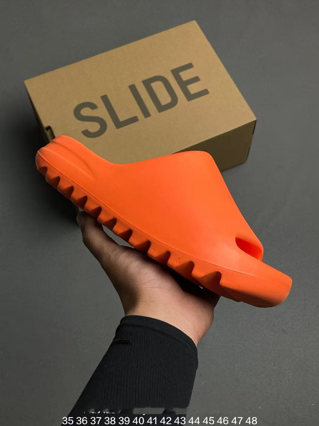 Chaussons Yeezzyy Slide Granite confortables et polyvalents en EVA pour hommes et femmes