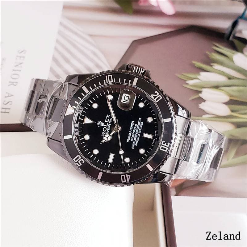 Yacht-Master Montre pour Homme Goût Premium Bracelet en métal Style Classique Travailleur d'affaires Mouvement à Quartz Socialisateur Diamètre 40