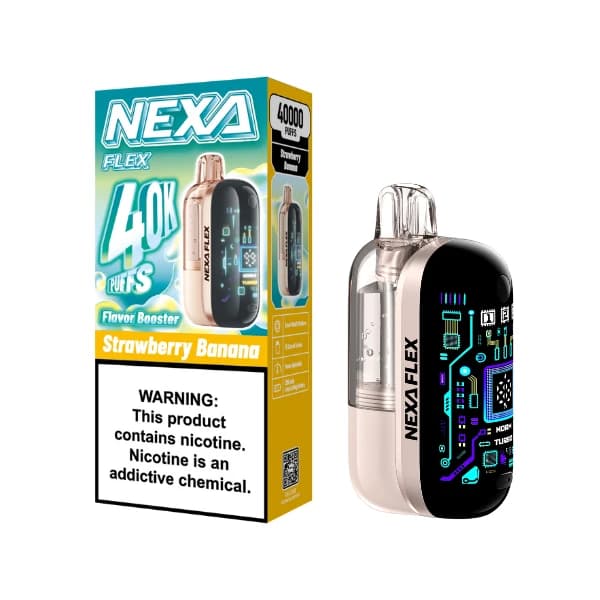 Kit NEXA FLEX (Visible) 40 000 bouffées, cigarette électronique jetable 18 ml, 5 %