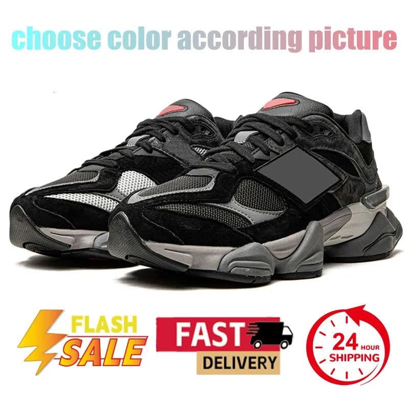 Chaussures de course New Balance 9060 Triple Black Blanc Bleu Rose Gris Marron Homme Femme Outdoor Trainers Baskets Pointures 36-46