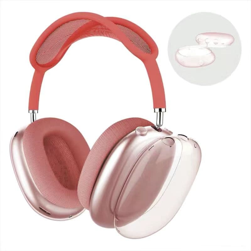 Étui de rangement protecteur intégral pour AirPods Max - Coque transparente résistante