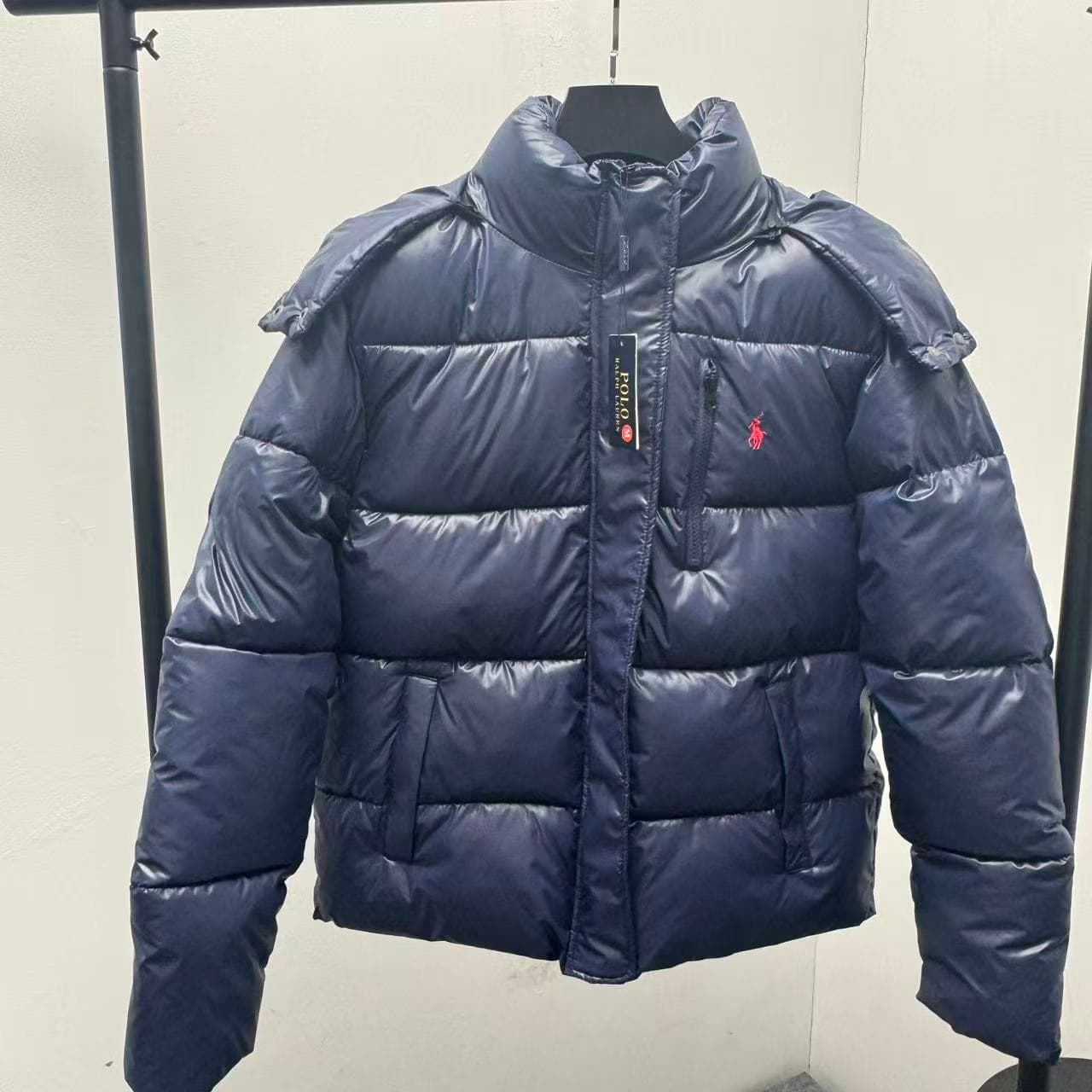 Manteau en coton Ralph Lauren à bonnet amovible et doudoune épaisse - Coupe-vent et imperméable - Tendance pour couples
