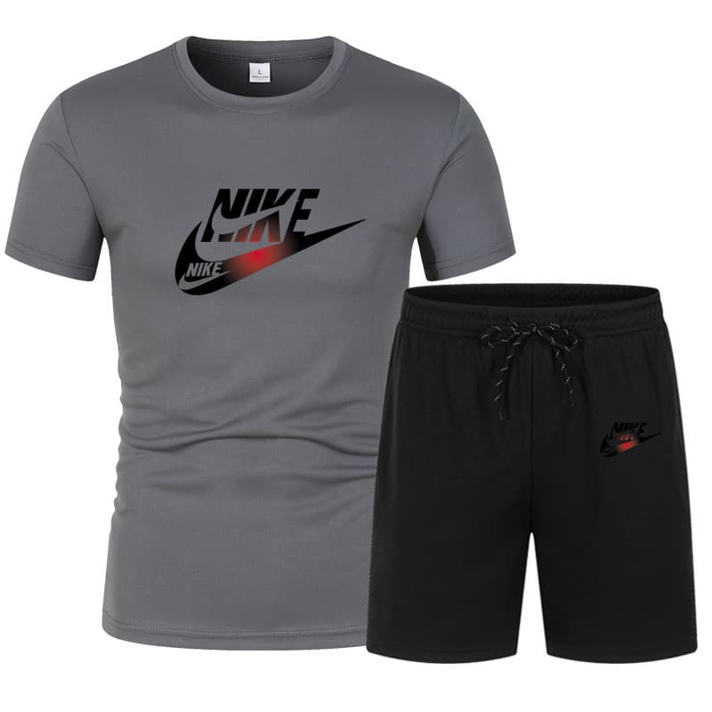 2023 été hommes ensemble imprimé à manches courtes T-shirt décontracté sport Jogging Shorts ensemble mode rue mode marque vêtements