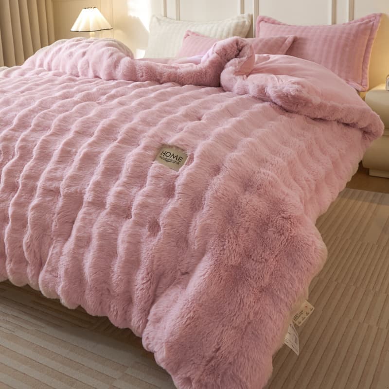 Comforters & Duvets Thick Warm Winter Quilt Milky Velvet Bedding Quilt