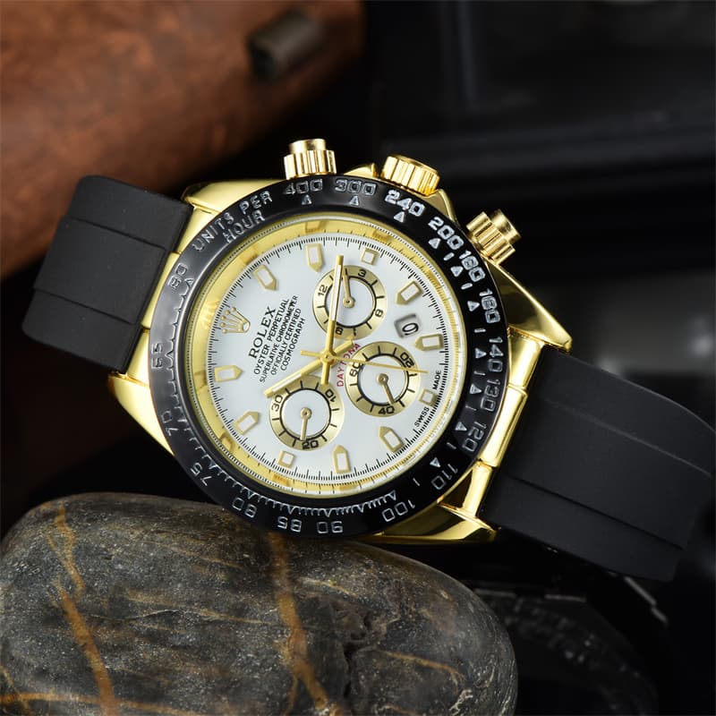 Montre à Quartz pour hommes, classique, populaire, légère, de luxe, pour loisirs, étanche, calendrier, bande sélectionnée