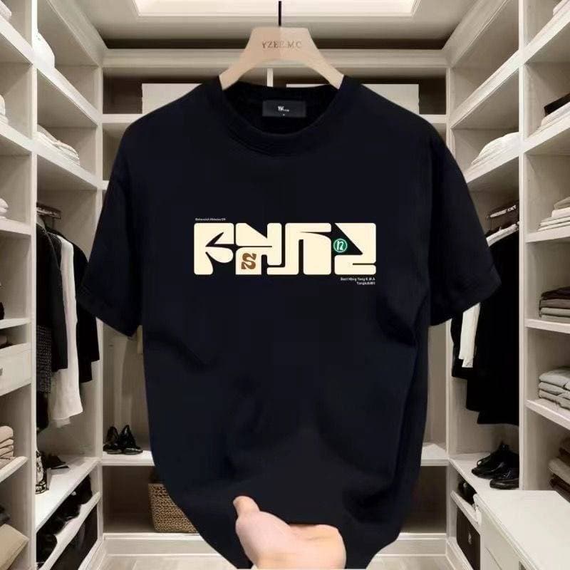 2025 summer loose men and women pullover 100% cotton short sleeve T-shirt