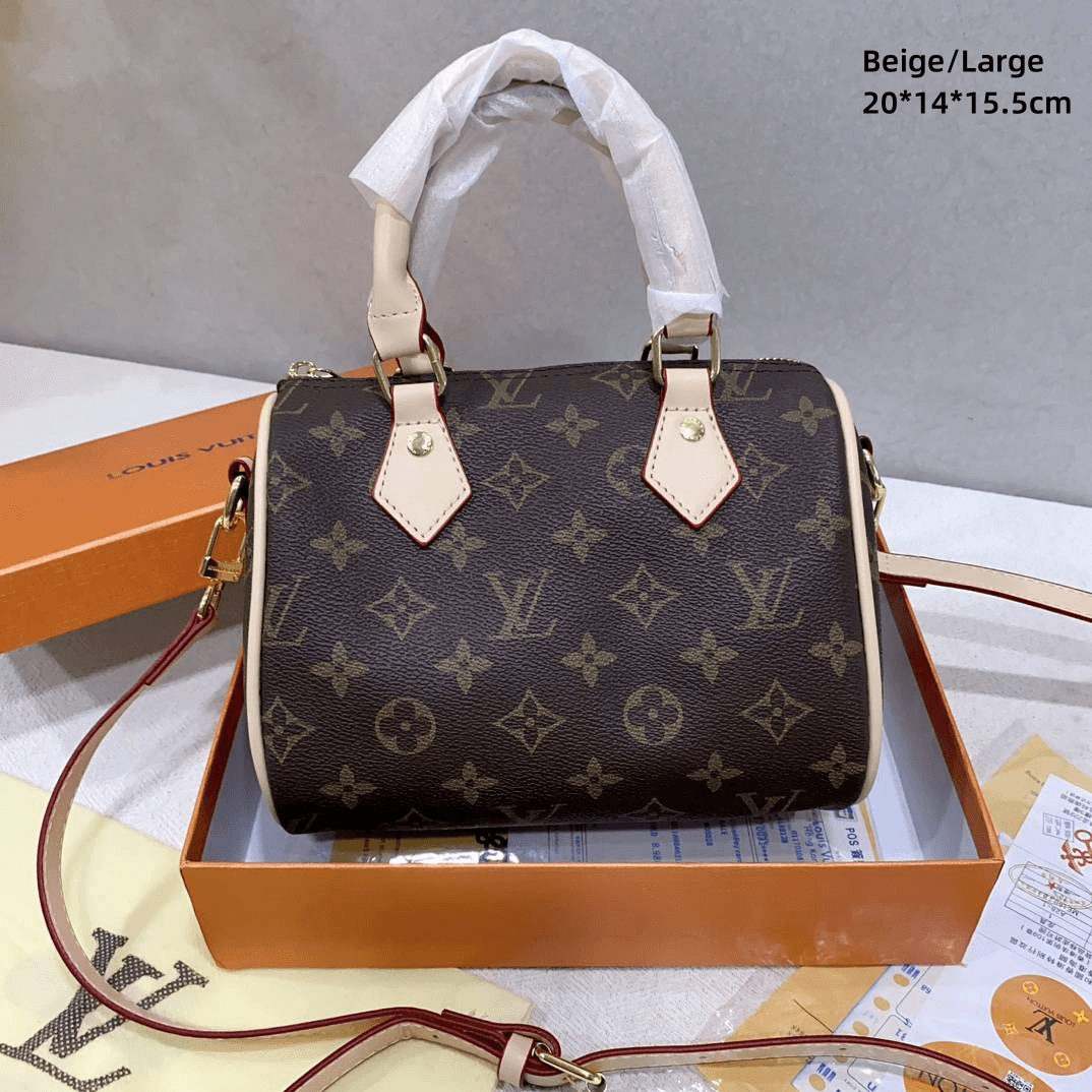 【HOT】Speedy Nano Series Sac à bandoulière classique rétro imprimé Boston Mini Pillow Bag