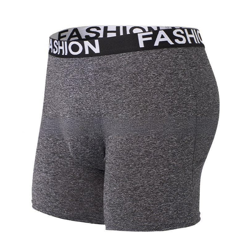 Men's Underwear New Style Does Not Rub The Legs Sports Breathable Plastic Boxer Pants Solid Color Simple Boxer Pants