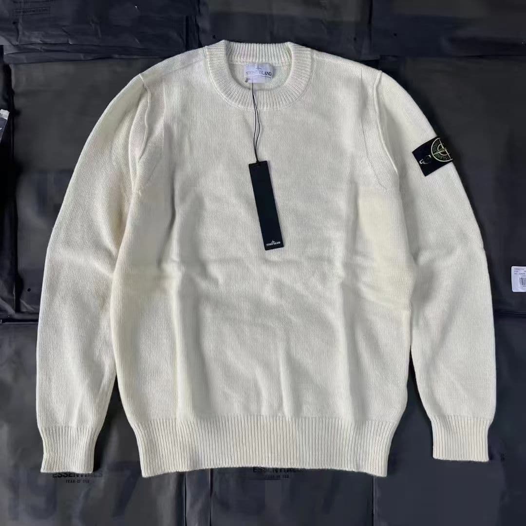 Pull col rond ample décontracté unisexe tricoté couche de base pour couple