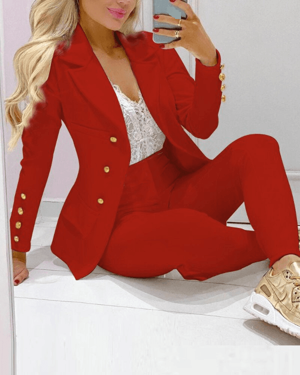 Nouveau petit costume décontracté pour femme