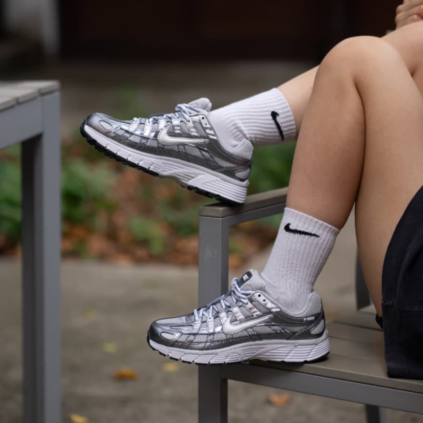 Nike P-6000 Men's And Women's Trainers Silver Gray IO3496-001