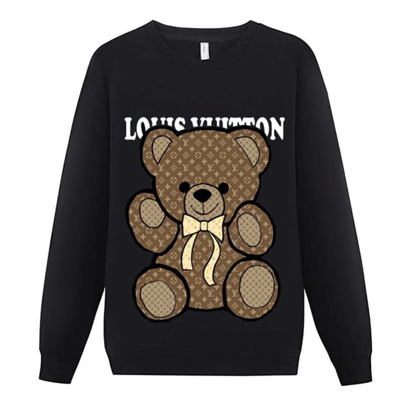 Sweat à capuche décontracté pour homme de haute qualité, style L, classique, tendance, polyvalent, avec col rond, noir