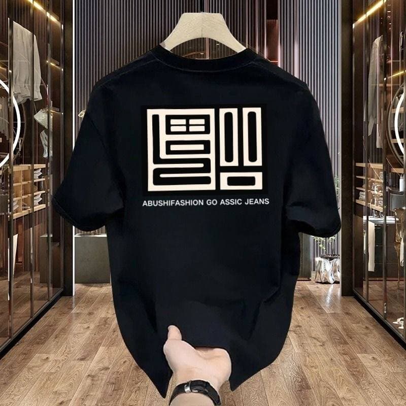 2025 summer loose men and women pullover 100% cotton short sleeve T-shirt