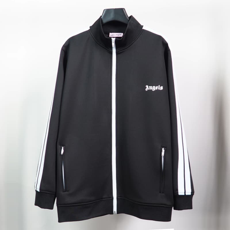 Veste de sport à rayures arc-en-ciel avec fermeture éclair et palmier, uniforme scolaire pour homme, nouvelle version 2025