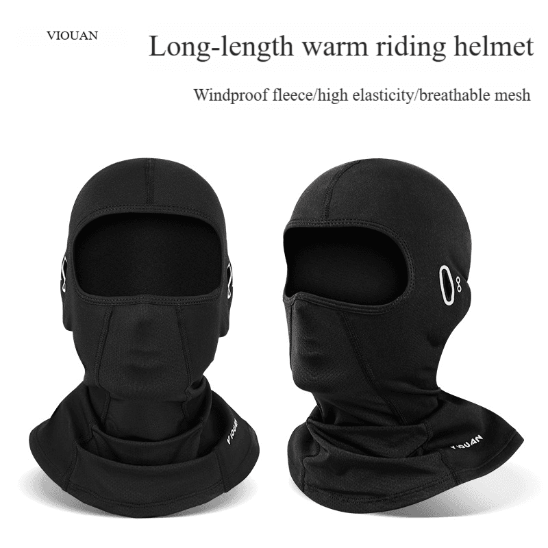 Sports Face Masks Bicycle Outdoor Riding Warm Mask With Glasses Hole Head Cover Plus Velvet Autumn And Winter Neck Warm Ski Mask
