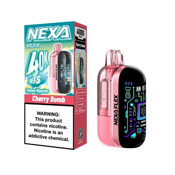Kit NEXA FLEX (Visible) 40 000 bouffées, cigarette électronique jetable 18 ml, 5 %