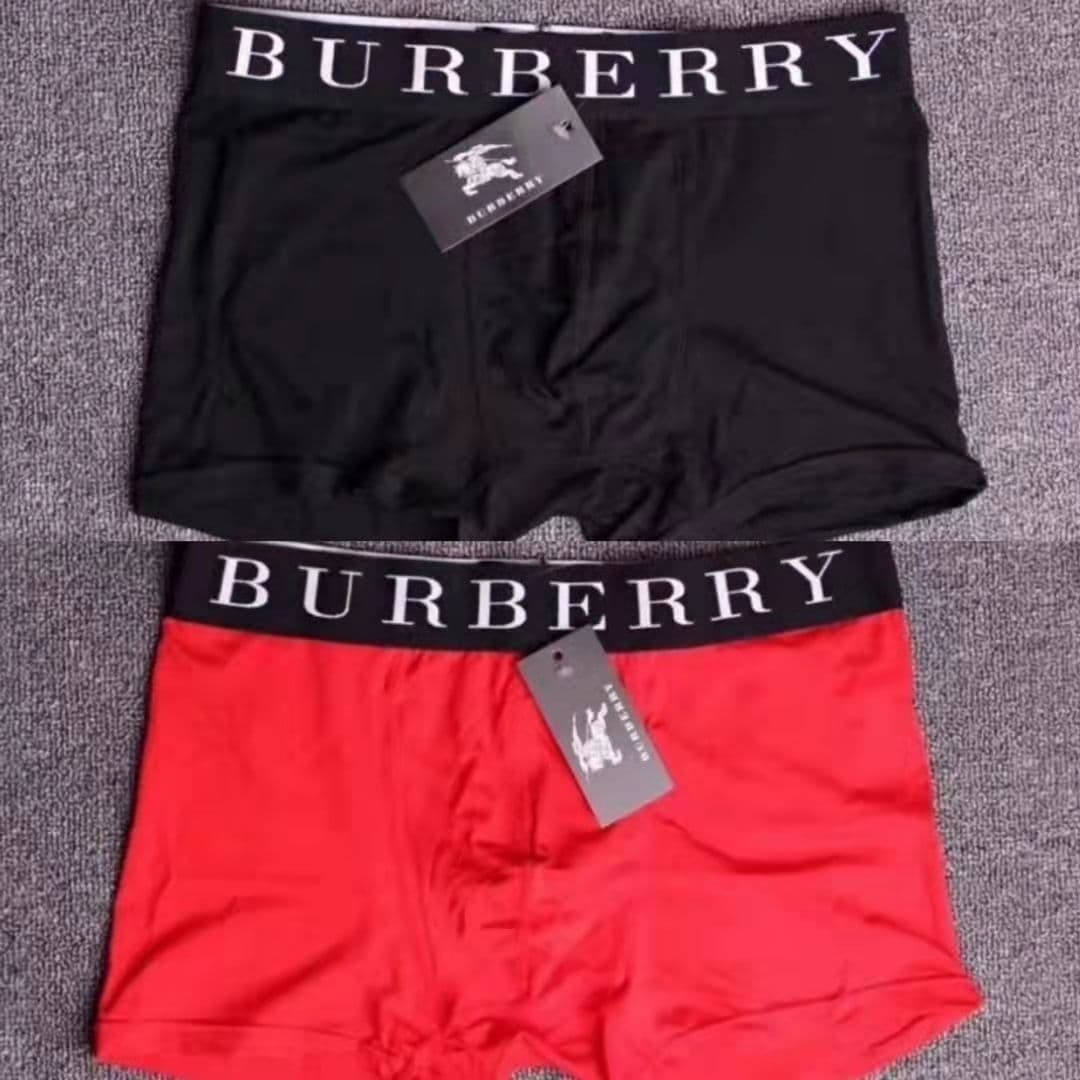 Sous-vêtements TrendyBurberry en pur coton, boxers haut de gamme, confortables et tendance pour hommes.
