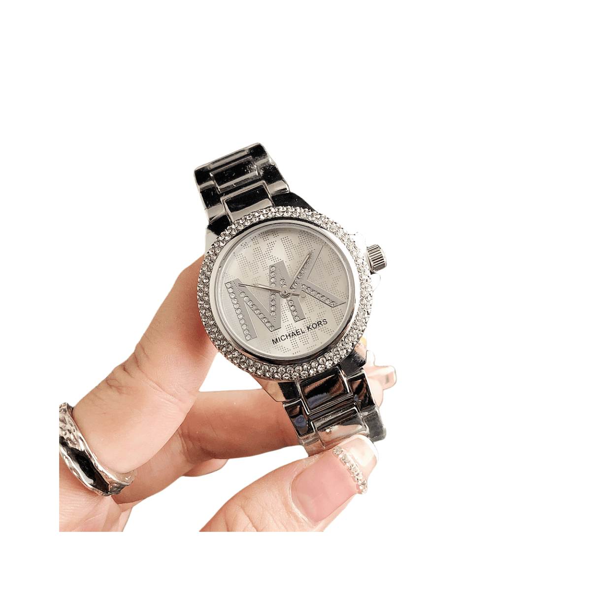 Montre élégante pour femme, montre à quartz à cadran rond tendance