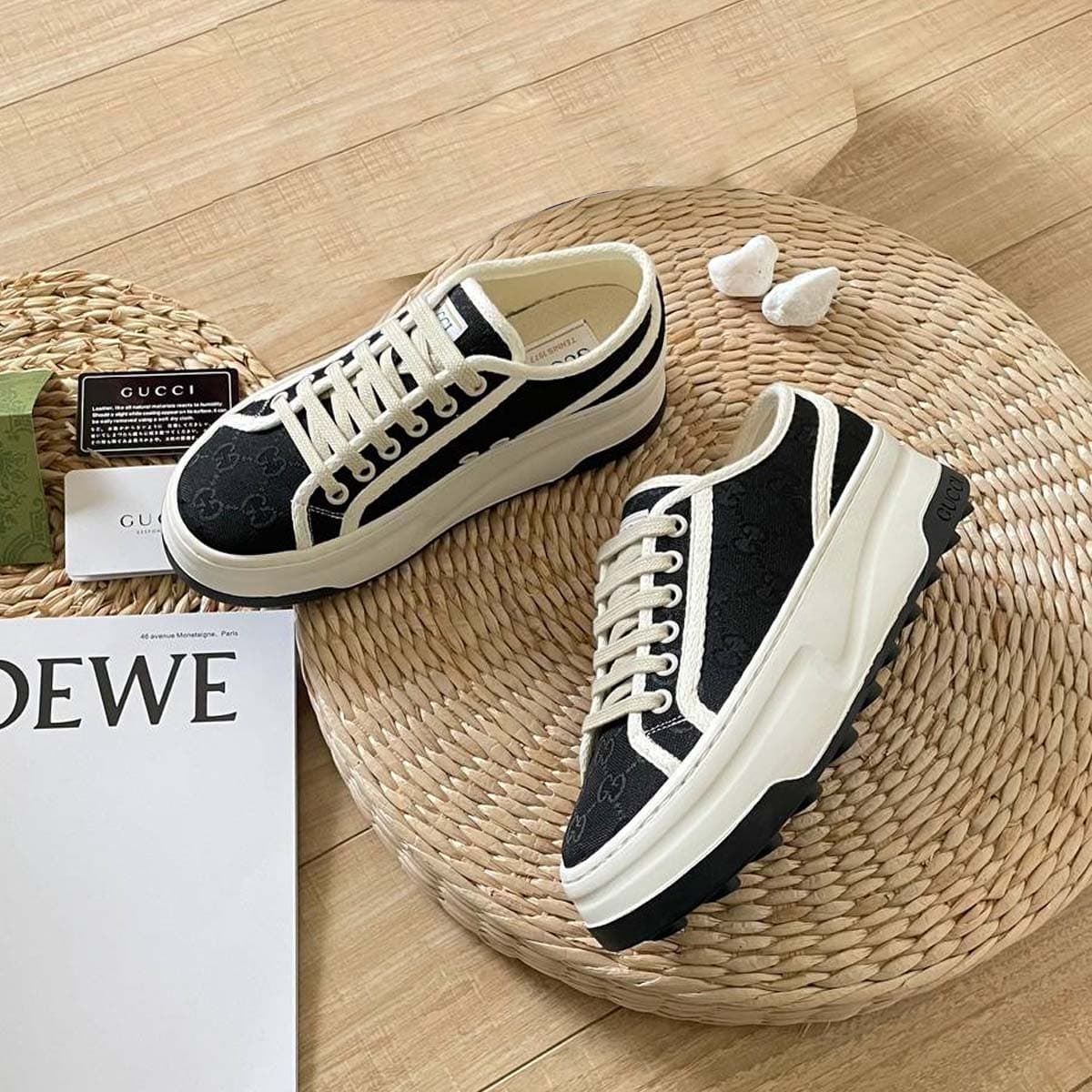 Chaussures anciennes brodées rétro pour femmes, chaussures hautes et basses à lacets en toile, modèles pour couples