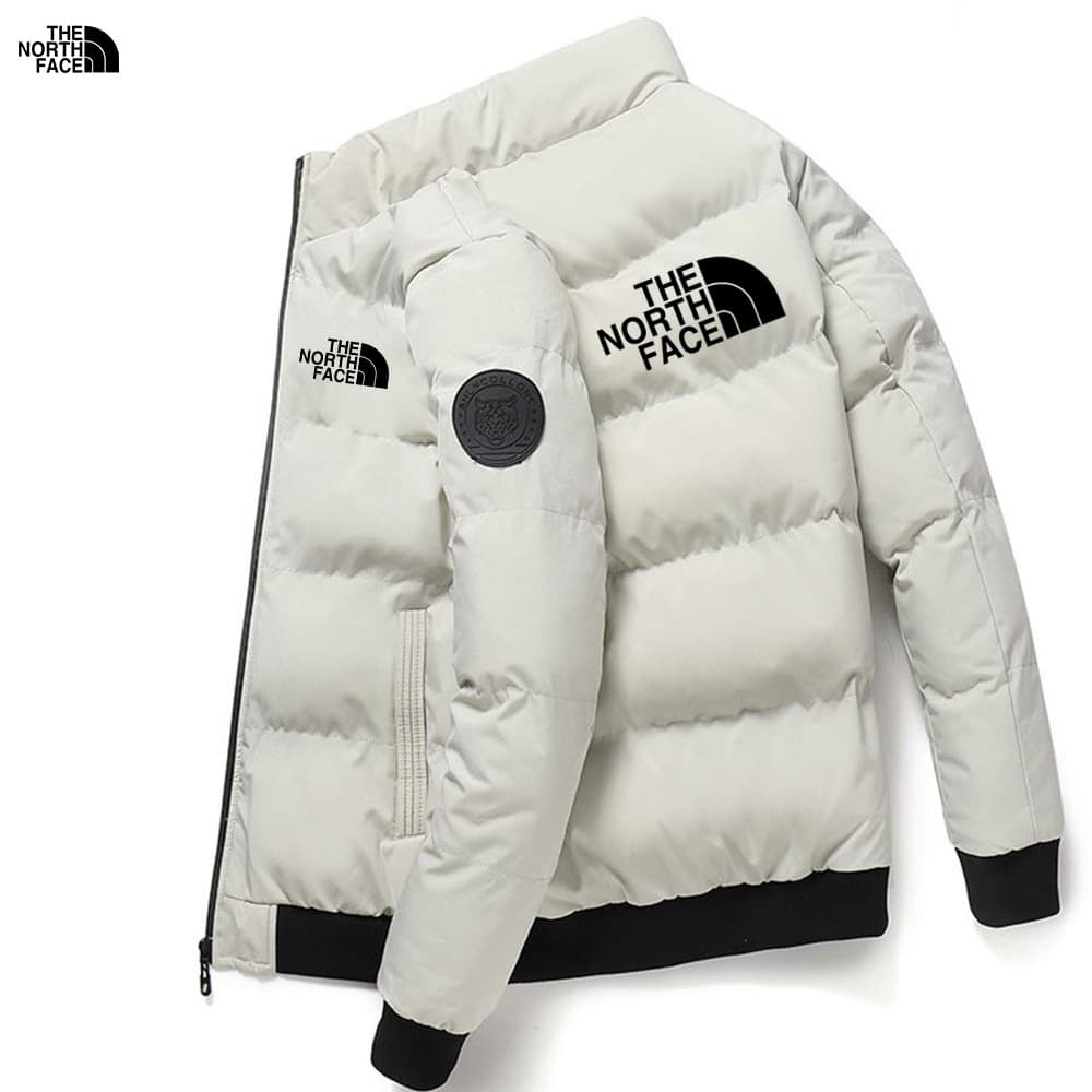 Veste à col montant pour homme, veste chaude en coton épais pour l'automne et l'hiver, doudoune en coton
