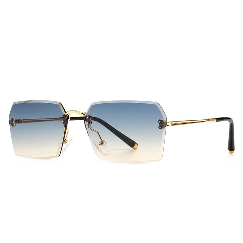 new modern retro square frame narrow sunglasses INS style street photography big-name sunglasses 2A179