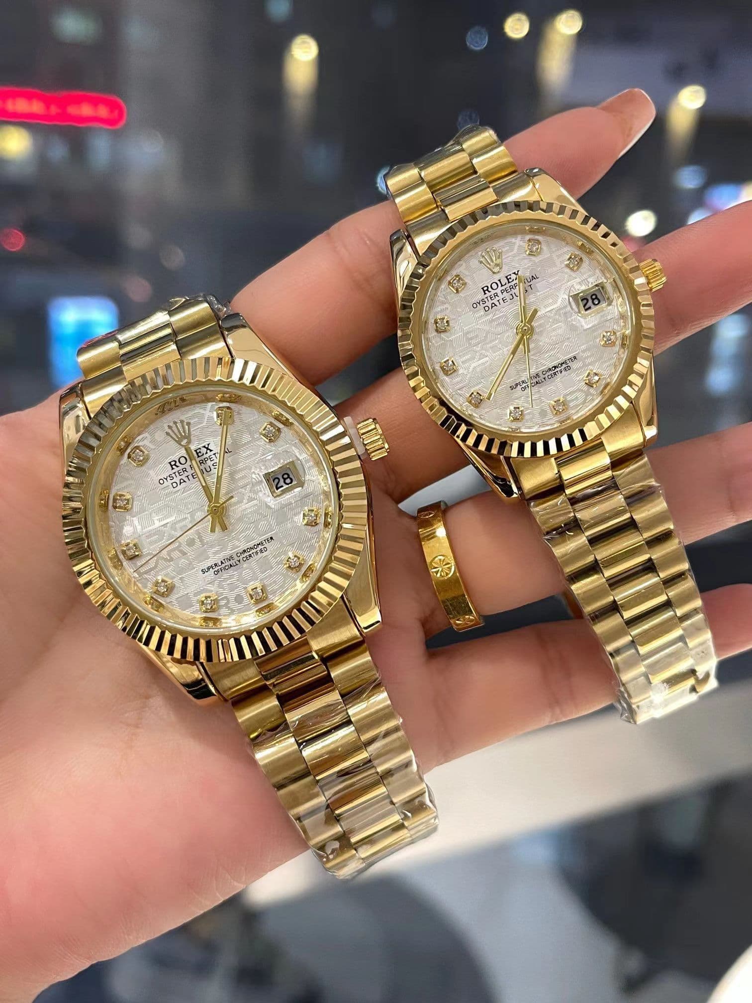 Rolex, montre à quartz unisexe tendance pour couples 23