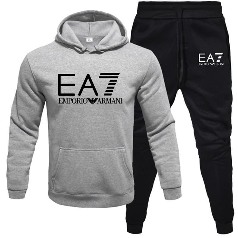 Sweat-shirt à capuche automne et hiver 2024, ensemble de deux pièces de vêtements de sport, pantalon hip-hop pour hommes, vêtements de mode, vêt