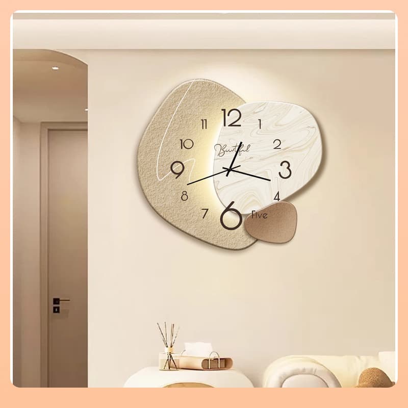 Living Room Light Luxury Fashion Simple Modern Decorative Clock Quartz Internet Celebrity Wall Watch Restaurant Home Use
