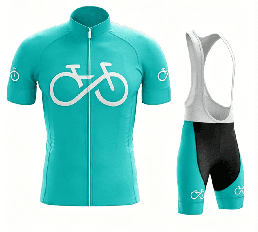 New Summer Bicycle Cycling Jersey Short Sleeve Set For Men And Women Breathable Road Bike Riding Gear