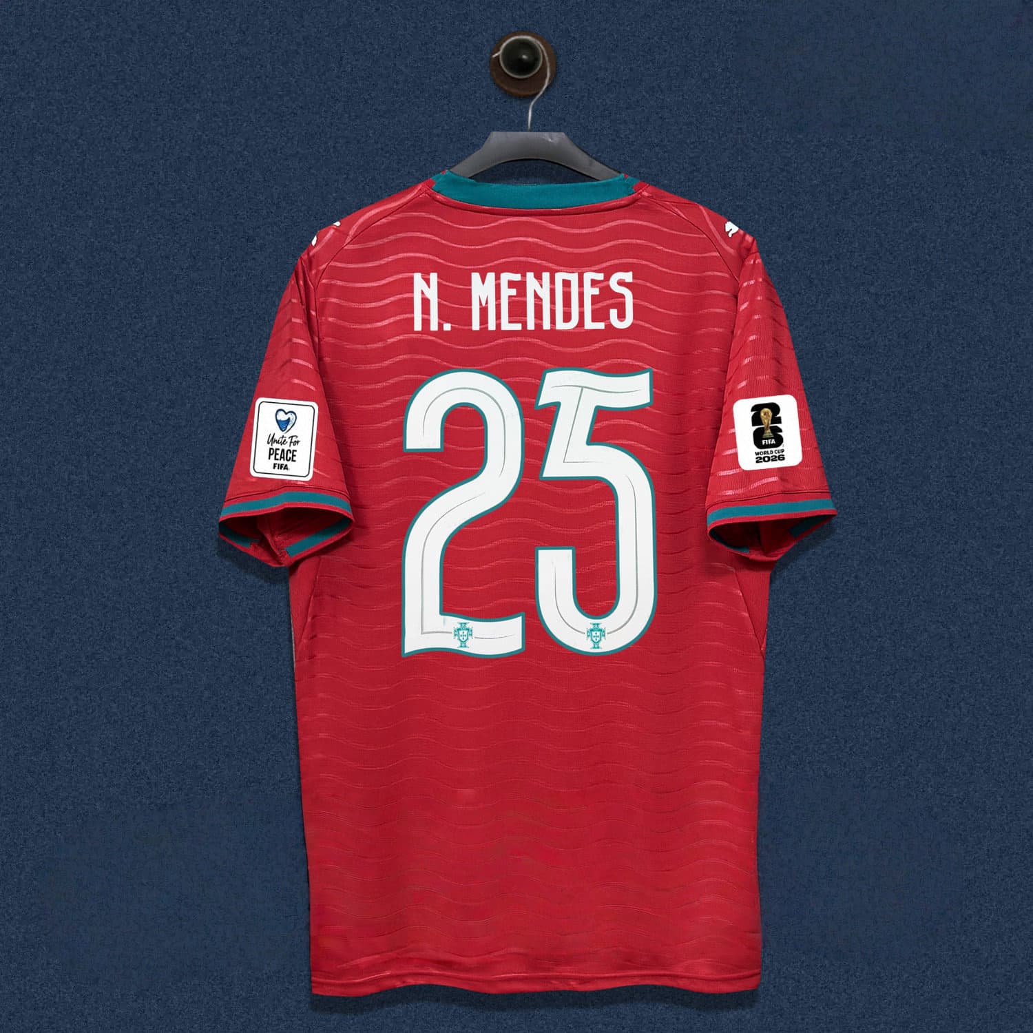 26 27 Portugal maillot de Football à domicile 2627 RONALDO B.FERNANDES RAFA LEAO maillot vêtements T-shirt 2026 2027 maillots Portugal