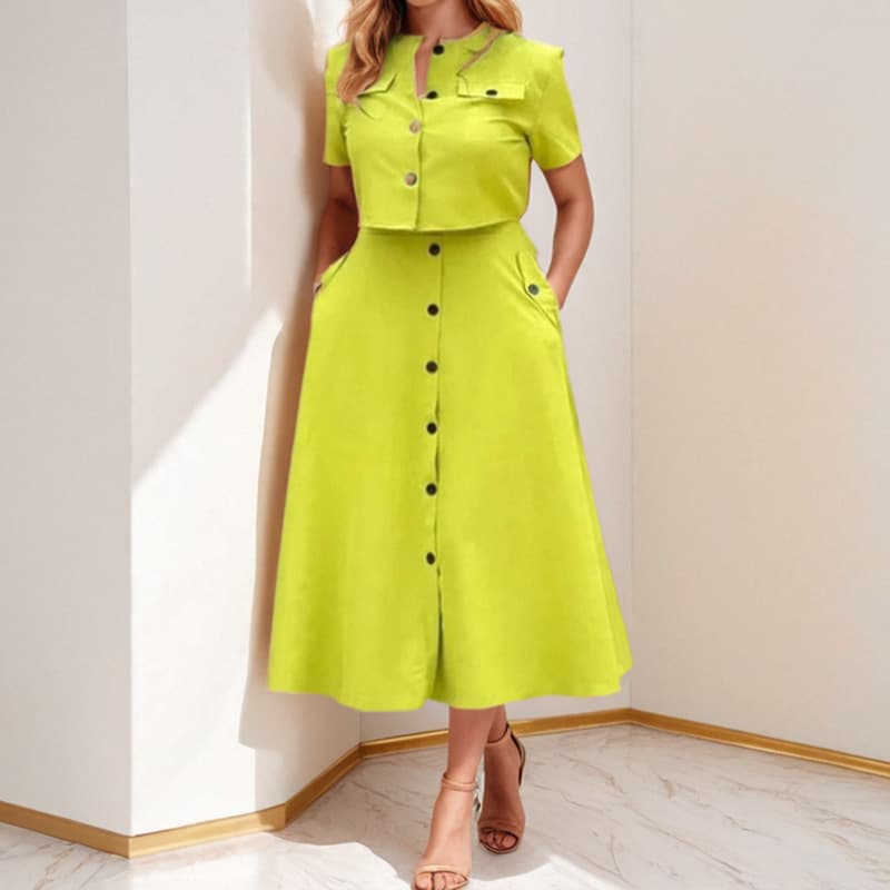Women's Clothing Retro Slim Temperament Elegant Loose Dress Long