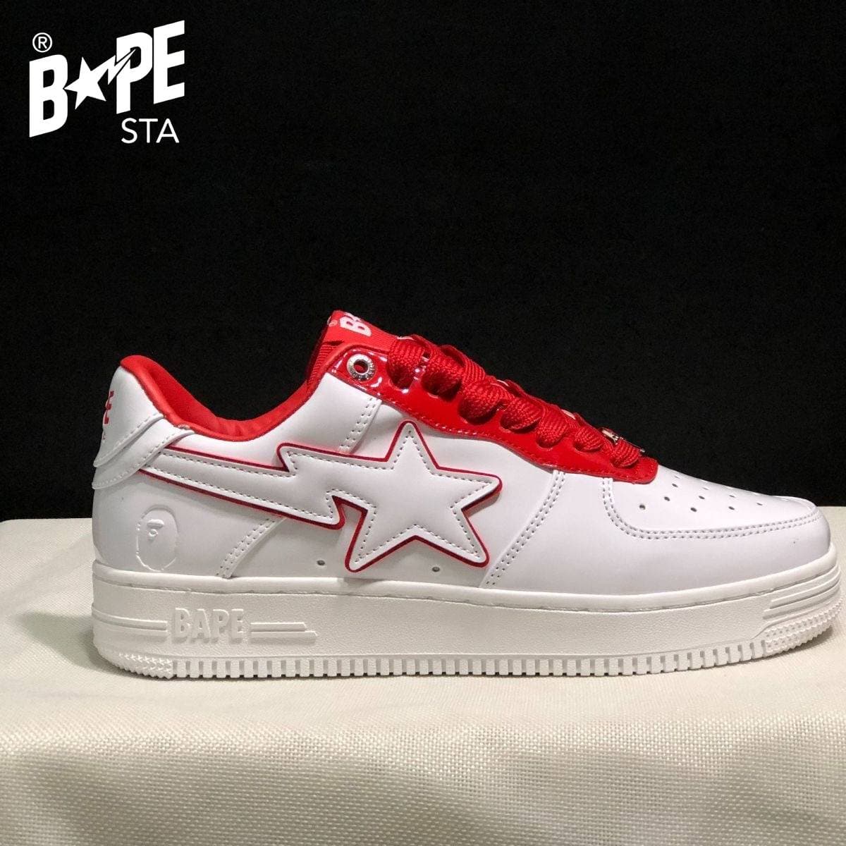 Chaussures de planche classiques Marvel en cuir laqué A BATHING-APE, chaussures de planche Air Force No.1 unisexes