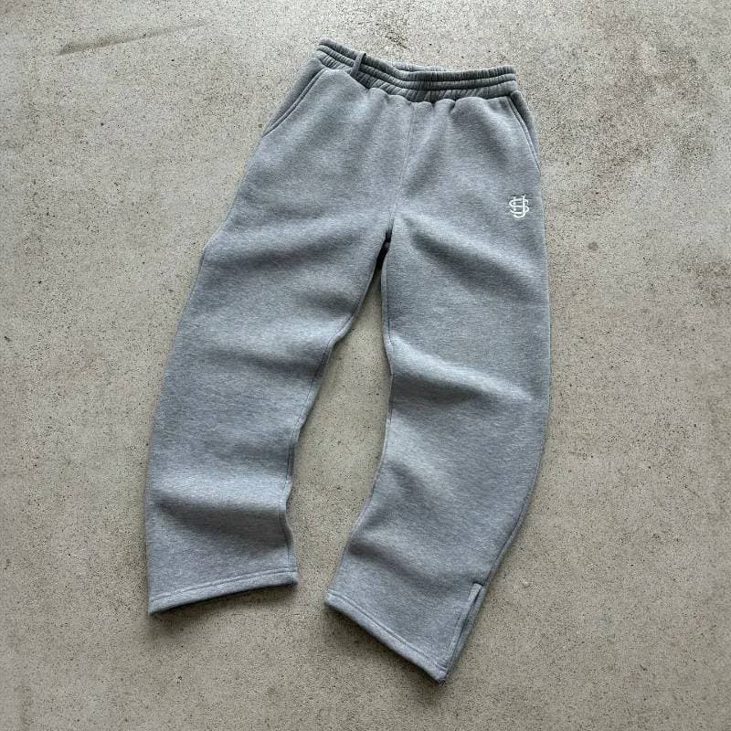​​Men's Clothing Unisex Wide-Leg Pants - S-Embroidered Casual Trousers (2025 Trendy Couple's Style)​​