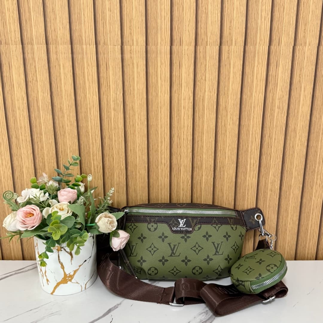Nouveauté 2026 : Sac banane classique monogrammé pour femme - Sac banane tendance et décontracté, idéal pour les trajets quotidiens et le quotid