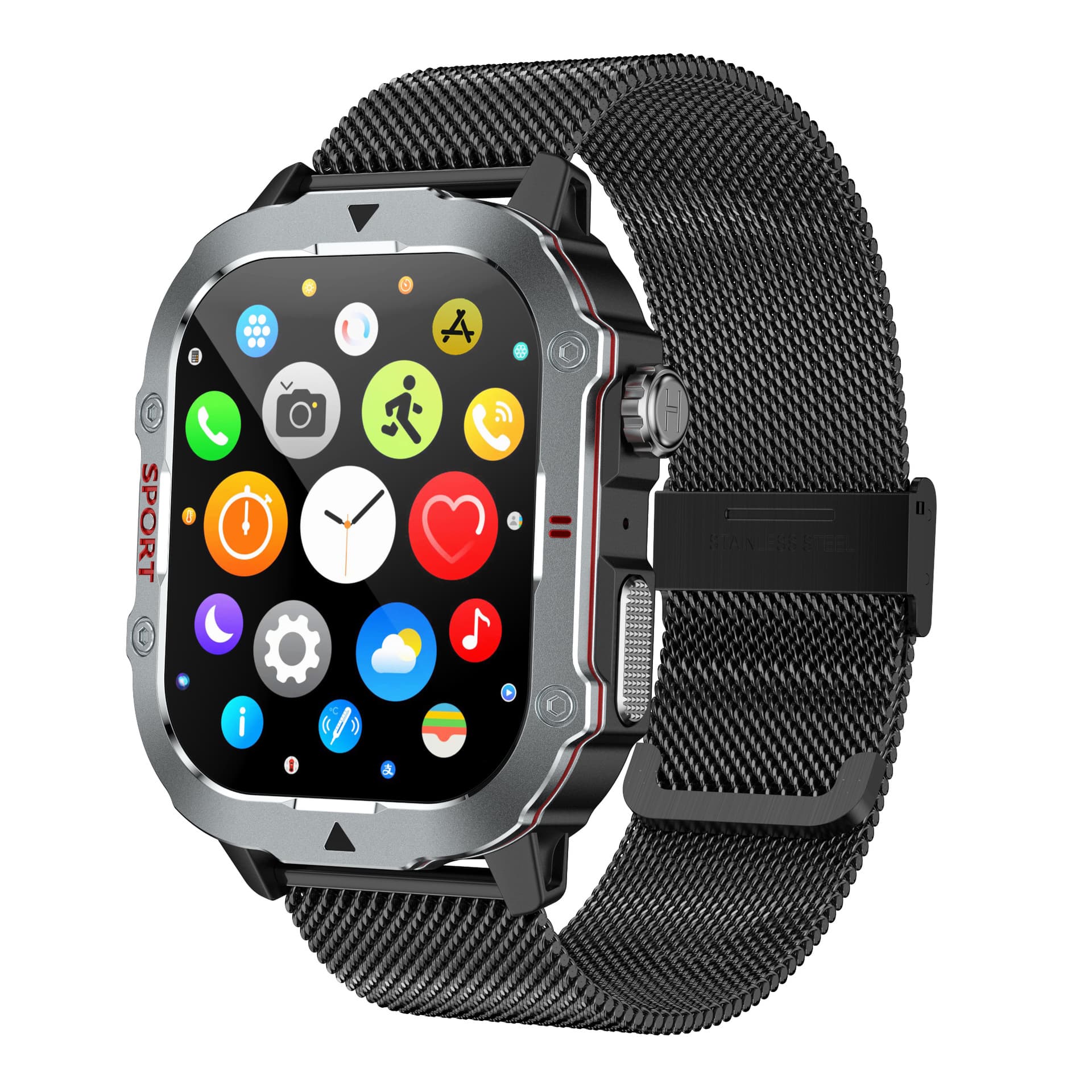 Smart Watches New QX11 Smart Watch Triple Proof Outdoor Bluetooth Call Heart Rate Blood Pressure Monitoring Men's Sports Watch
