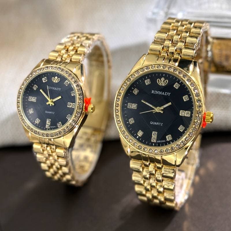 Watch Business Couple Suit Men's And Women's Quartz Watch Gold Watch Watch Diamond Watch Fashion Exquisiteness