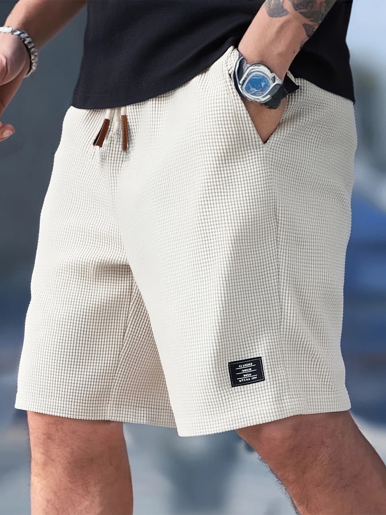 Men's Casual Sports Shorts, Summer Versatile, Plus Size, Loose Five-point Pants, Pineapple Plaid Shorts For Men.
