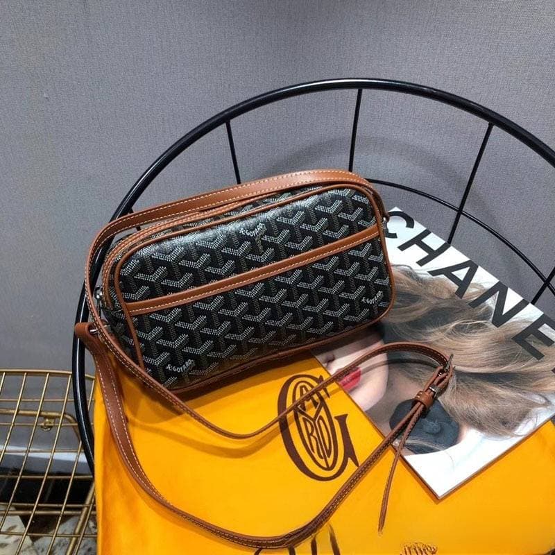 Sac à bandoulière Goya Dog Tooth, édition assortie, style coréen de haute qualité, similaire aux célébrités, petit sac carré pour appareil p