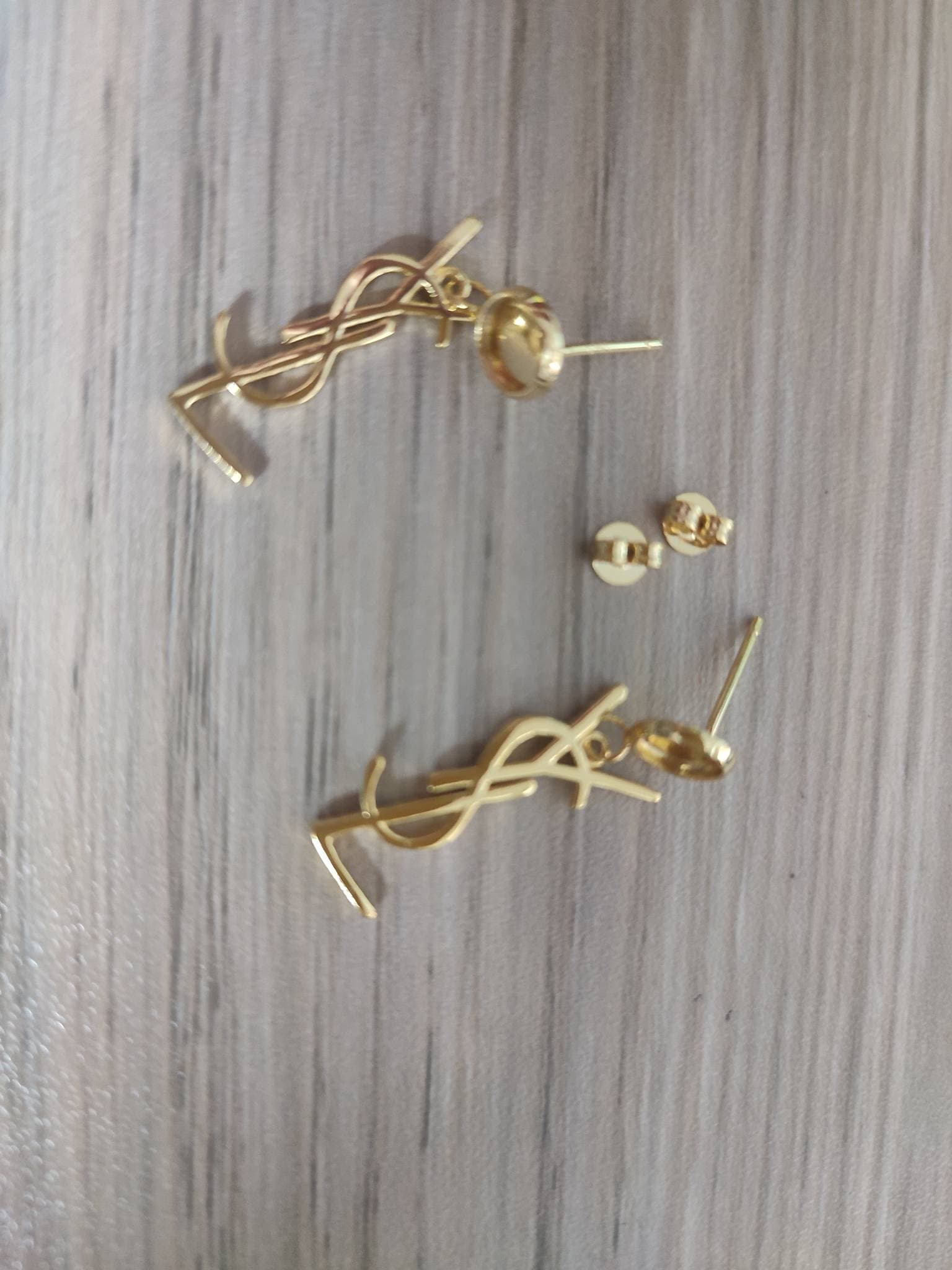Boucles d'oreilles en argent sterling avec lettre Ys. I de haute qualité, de style féminin, de luxe, polyvalentes, neuves