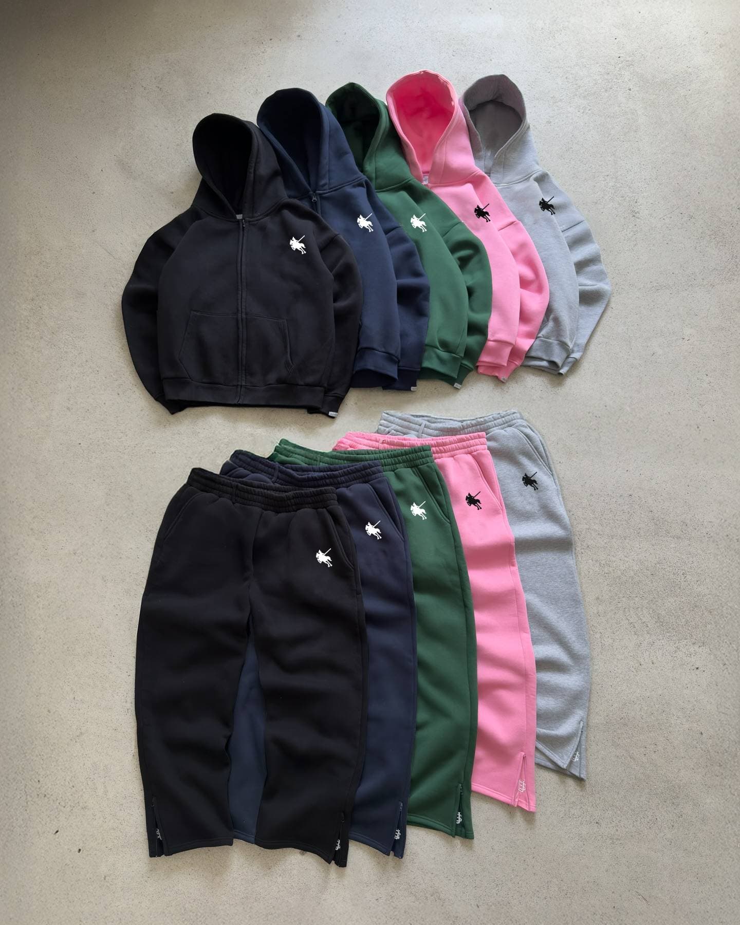 Unisex Cross Border Embroidered Zipper Sweatpants Casual Printing Trousers High Street Hip Hop Rap Street US Size Men And Women Sweatpants Wholesale