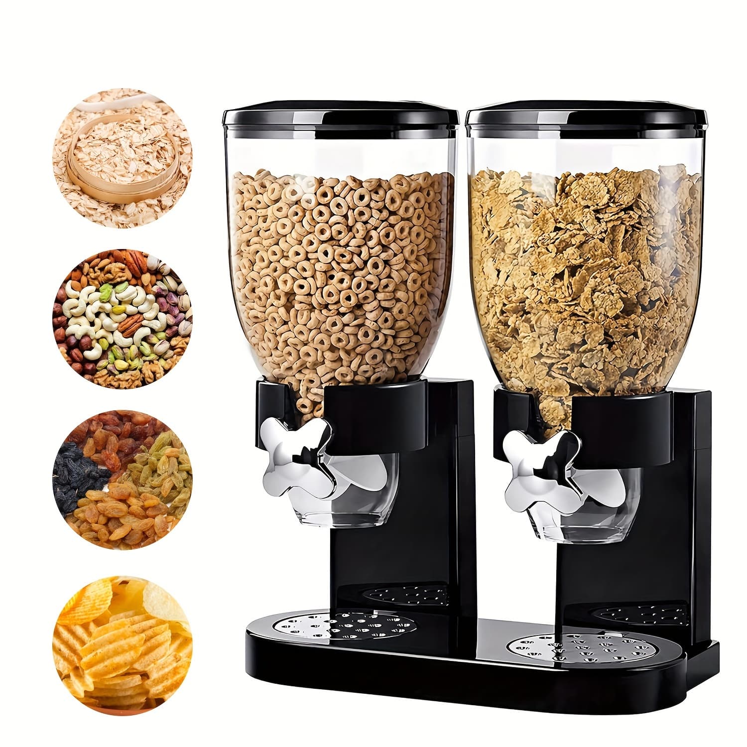 PANCERKA Dual Control Grain Dispenser: Large Capacity, Easy To Use, Suitable For Christmas, Halloween, Easter, Hanukkah, Thanksgiving