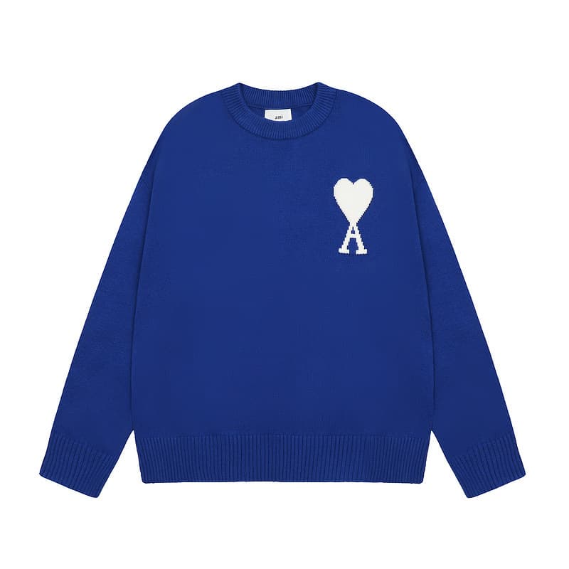 Pull chaud unisexe pour jeunes, motif cœur pêche, pull tendance à col montant.