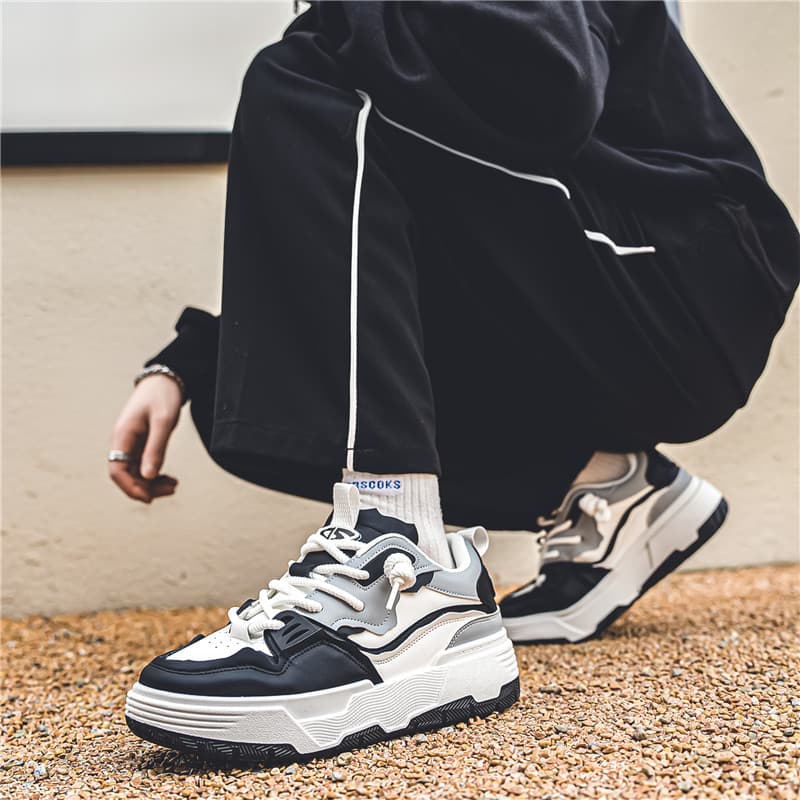 Men’s Shoes Men's shoes new autumn height enhancing non slip thick soled casual sneakers shoes all match men's running sports shoes