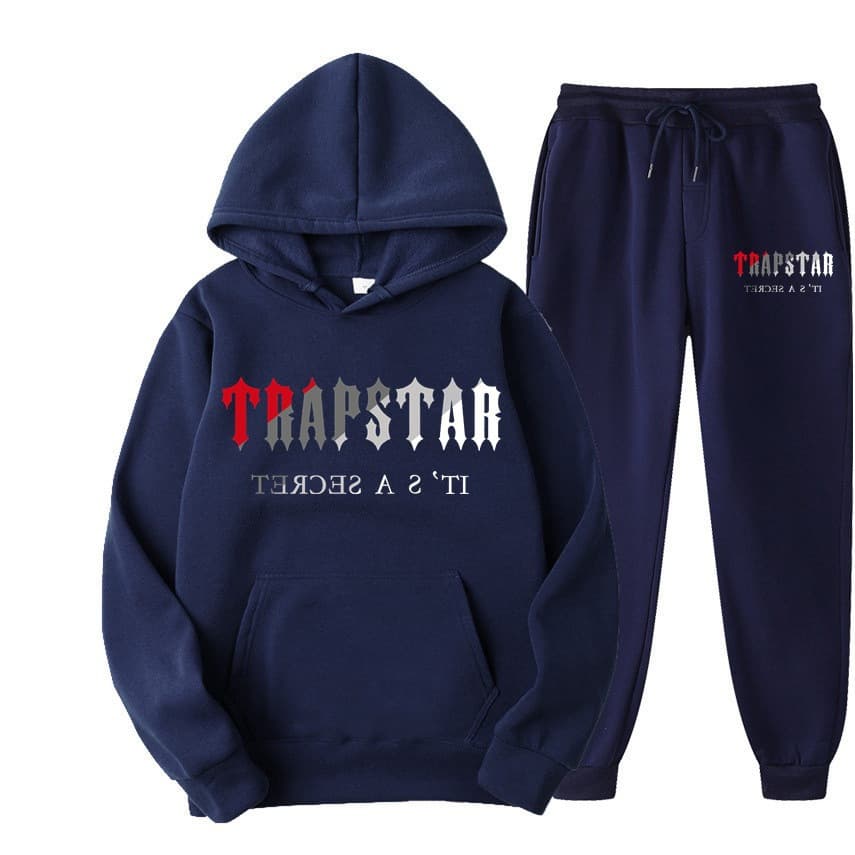 Ensemble de sport 15 pièces pour homme, sweat à capuche et pantalon amples, chaud et imprimé, marque de vêtements de sport